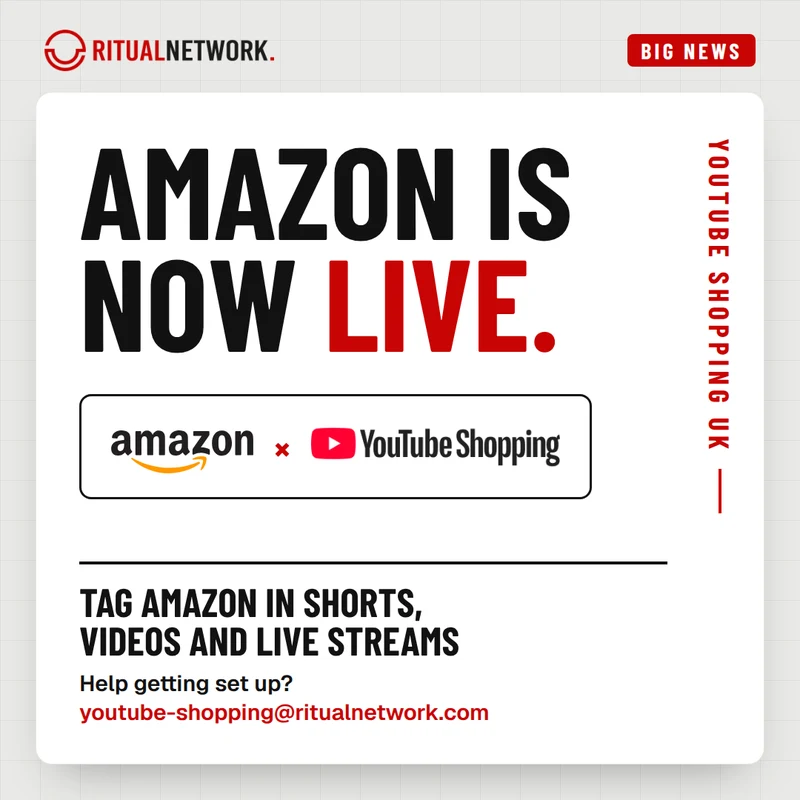 Amazon is now live on YouTube Shopping UK
